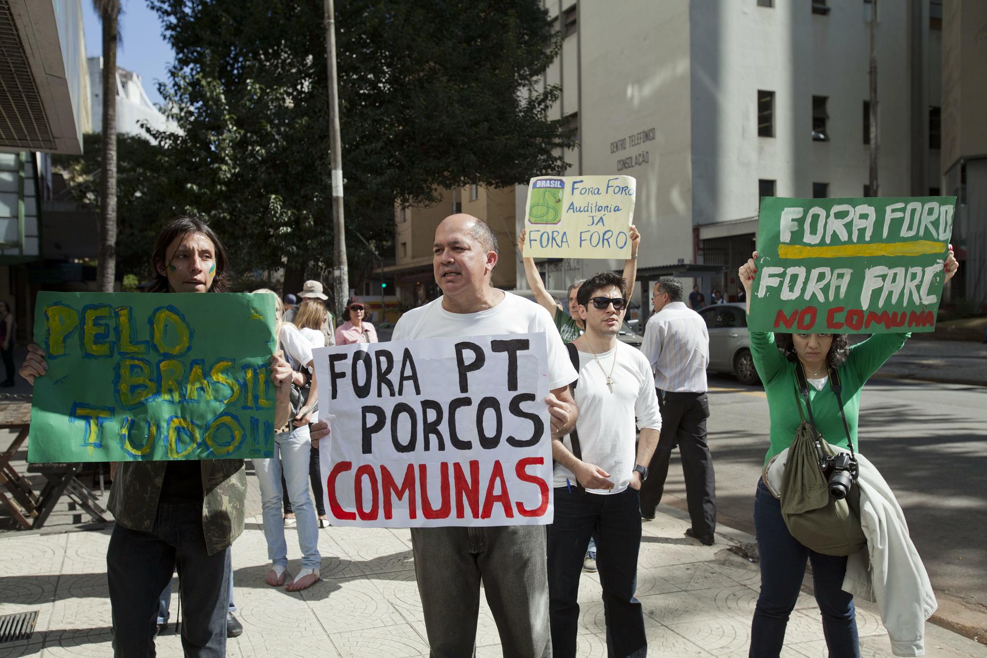 La izquierda admitió que la derecha tuvo éxito en su estrategia de demonizar el Foro de Sao Paulo