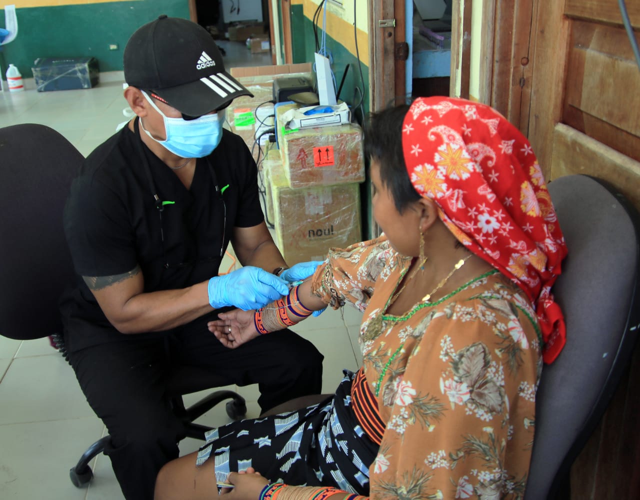  MINSA realiza operativo contra la  malaria en Armila, Anachucuna y Carreto en la Comarca Kuna Yala