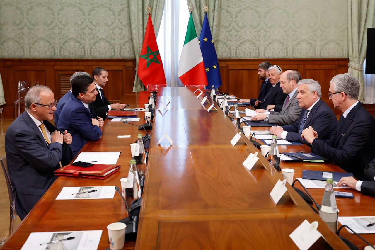 Reunión de Marruecos e Italia