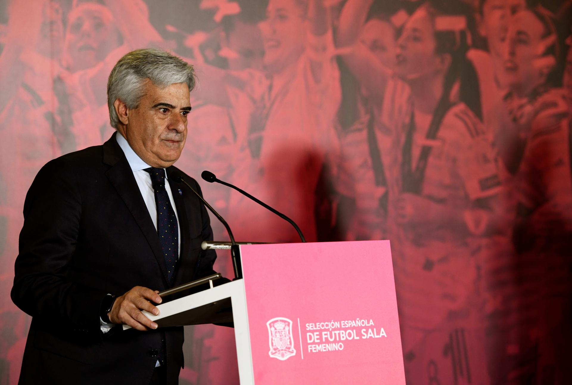 Pedro Rocha, presidente interino de la RFEF tras la suspensión de la FIFA a Luis Rubiales