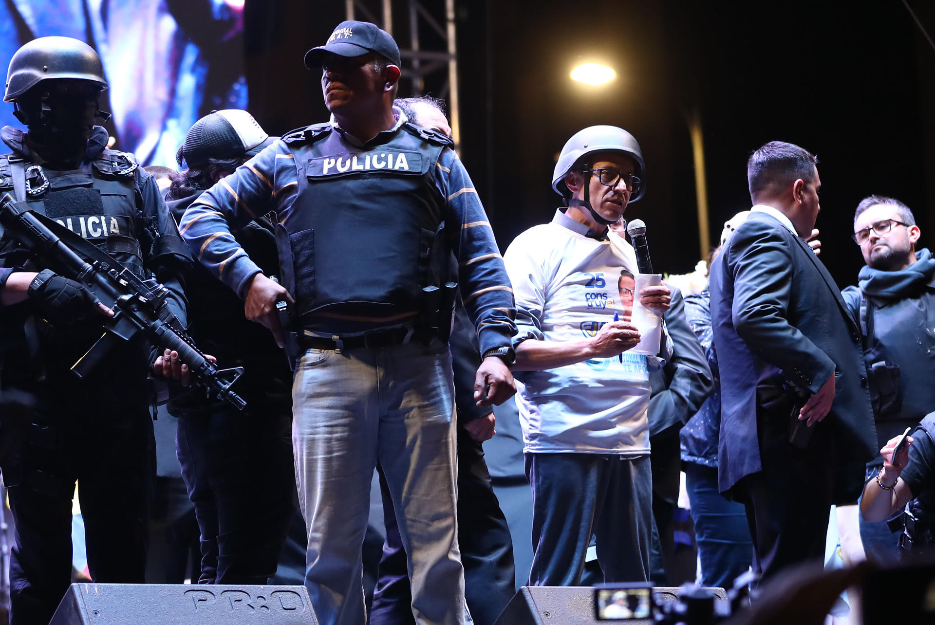 La campaña de Villavicencio culminó en Ecuador con un sentido homenaje a su figura ausente