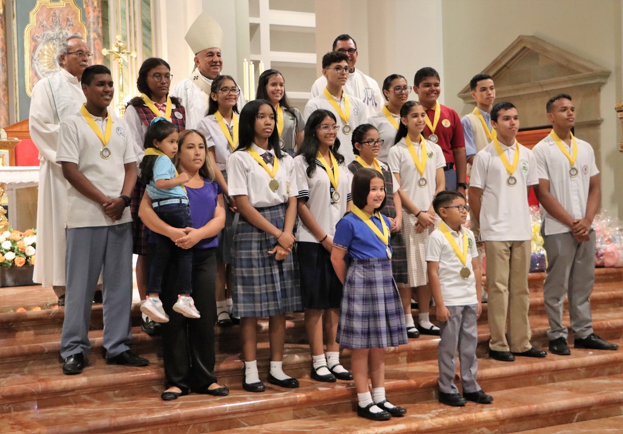 Día de la Educación Católica en Panamá fue celebrado ayer con participación de estudiantes