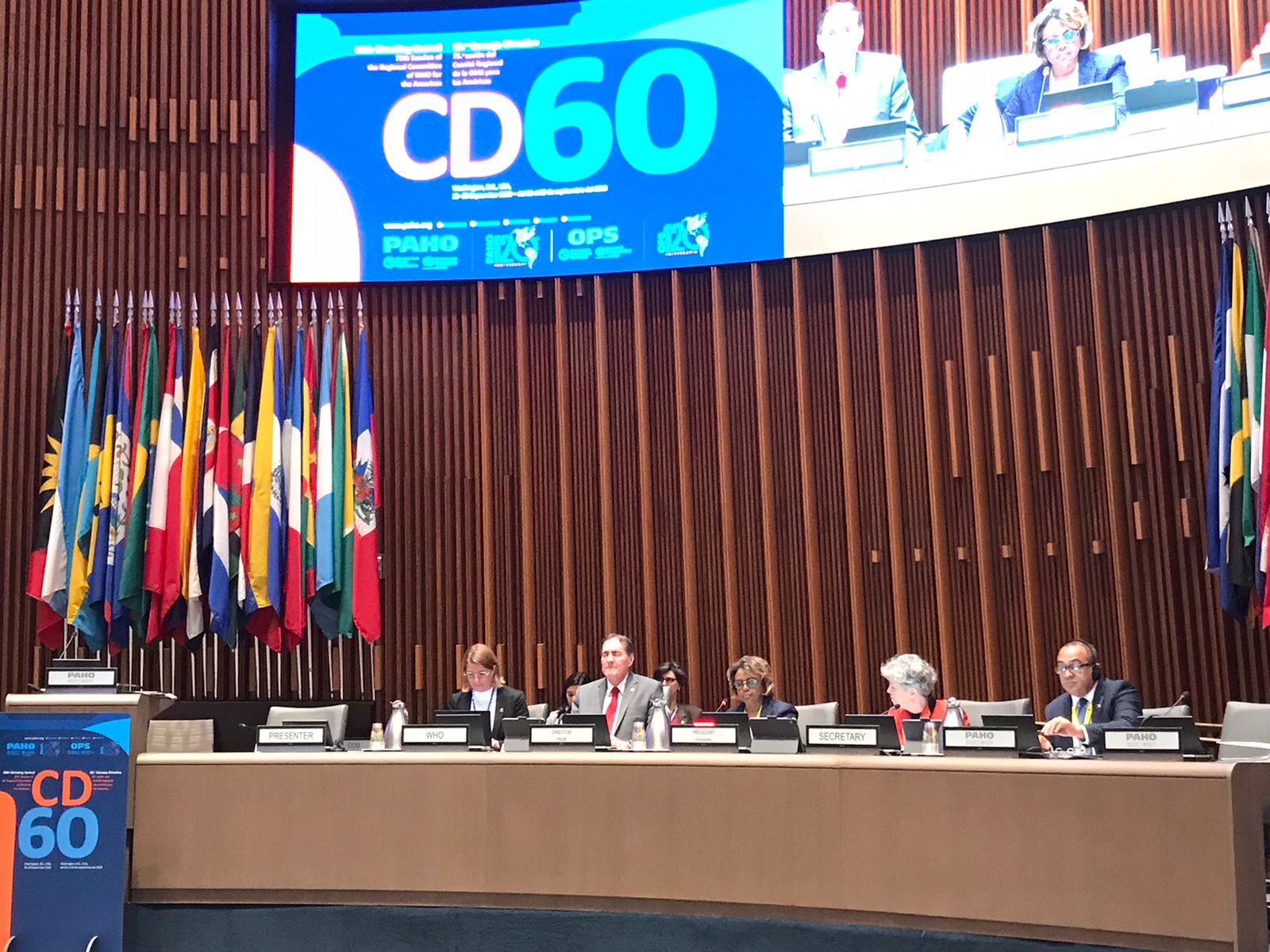 Panamá expone alcances y desafíos sanitarios en el 60° Consejo Directivo de la OPS y la 75° Sesión del Comité Regional de la OMS