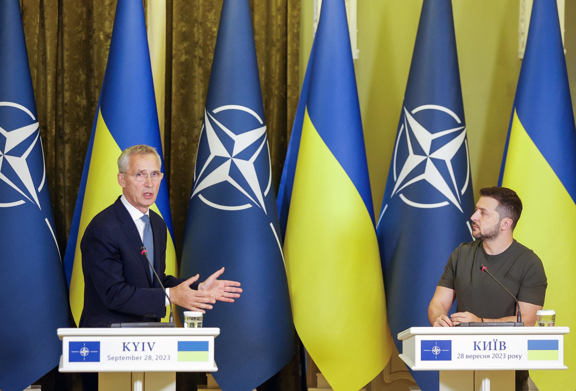 Stoltenberg en Kiev: Ucrania avanza frente a Rusia y está más cerca que nunca de la OTAN