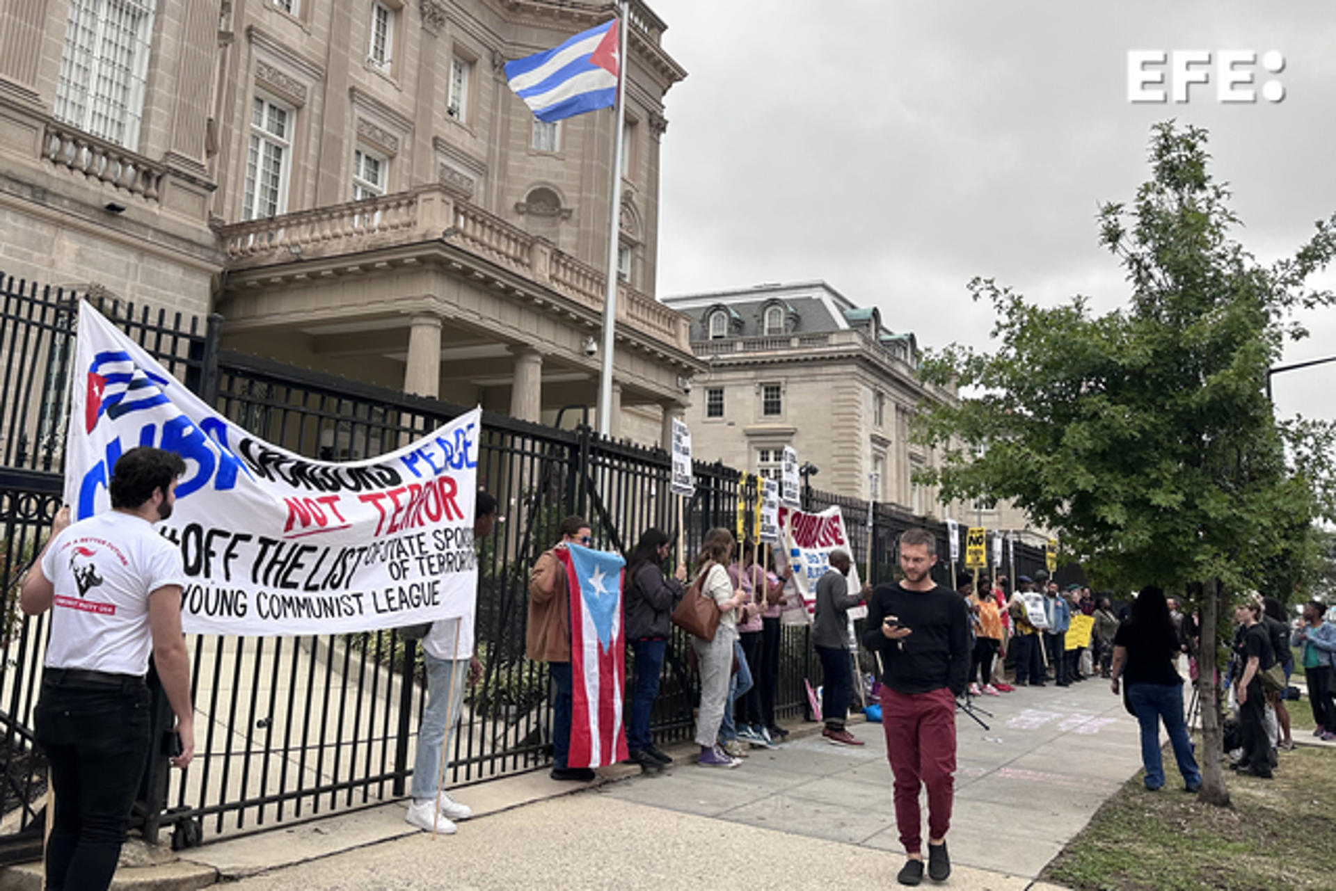 La embajada de Cuba en EE.UU. agradece el apoyo recibido tras el ataque con cócteles molotov