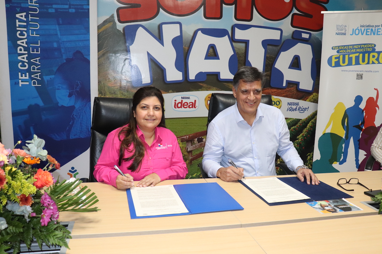 Fortalecimiento desarrollo educación dual y formación profesional: Firma convenio Nestlé Panamá-INADEH