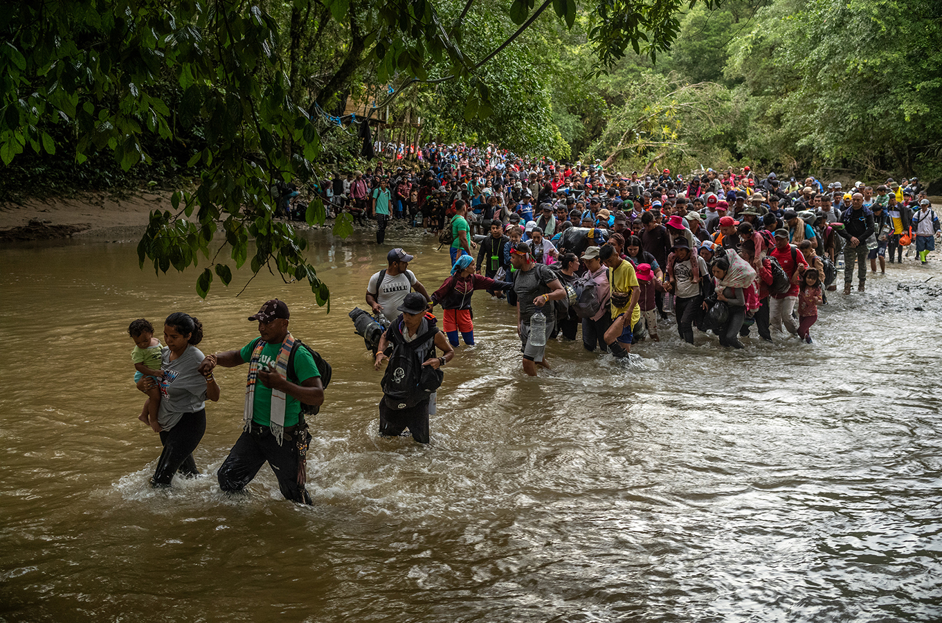 325,000 venezolanos cruzaron la selva de Darién, durante el 2023