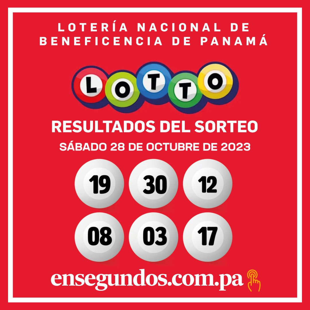 Resultados sorteos Lotto y Pega 3 LNB de hoy, 28 de octubre de 2023