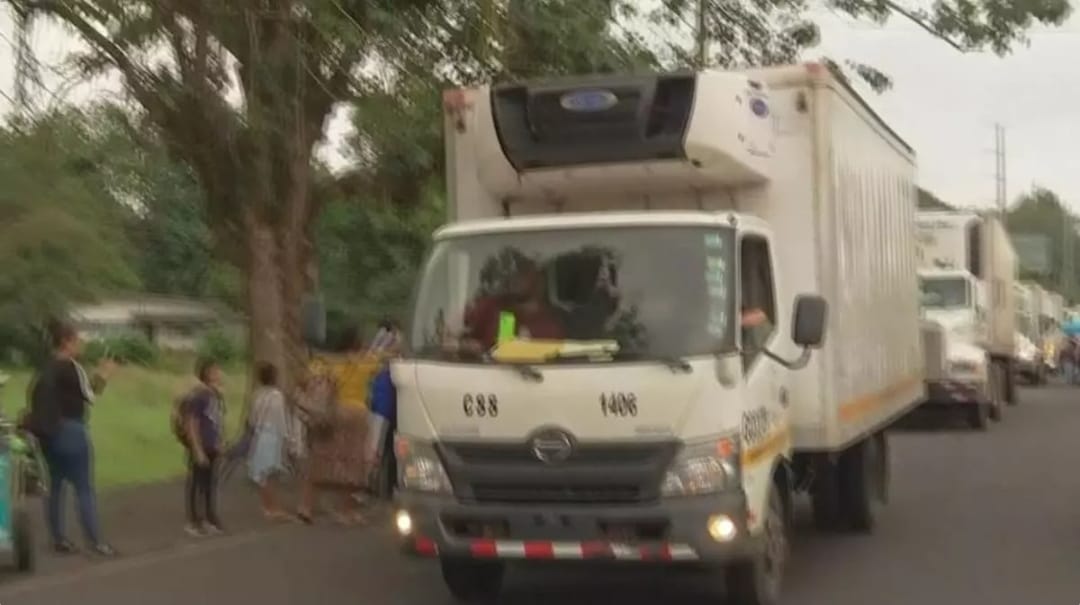 Seis camiones de la CSS llevan dos semanas varados en medio de bloqueos en Chiriquí