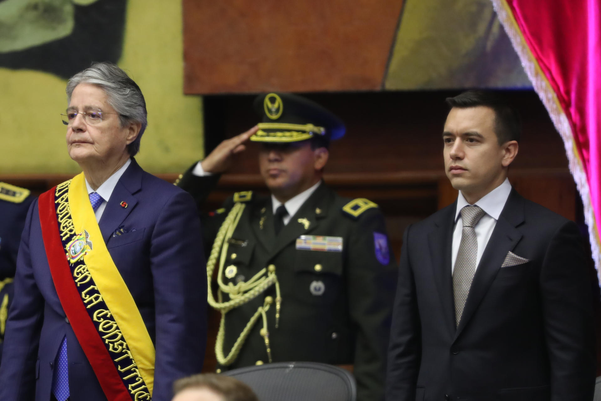 Daniel Noboa juró como presidente de Ecuador y sucede a Guillermo Lasso