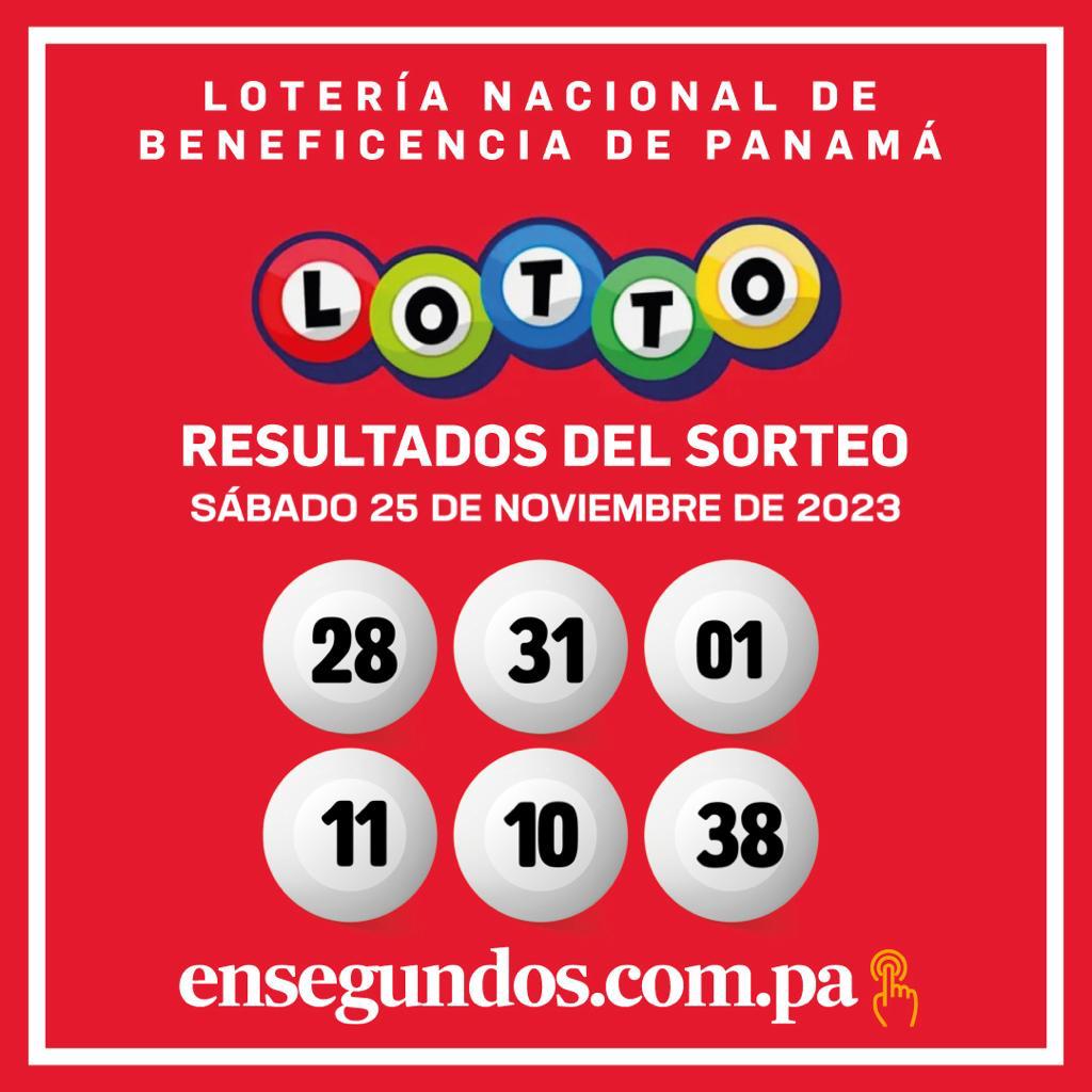 Resultados sorteos Lotto y Pega 3 LNB de 25 de noviembre de 2023