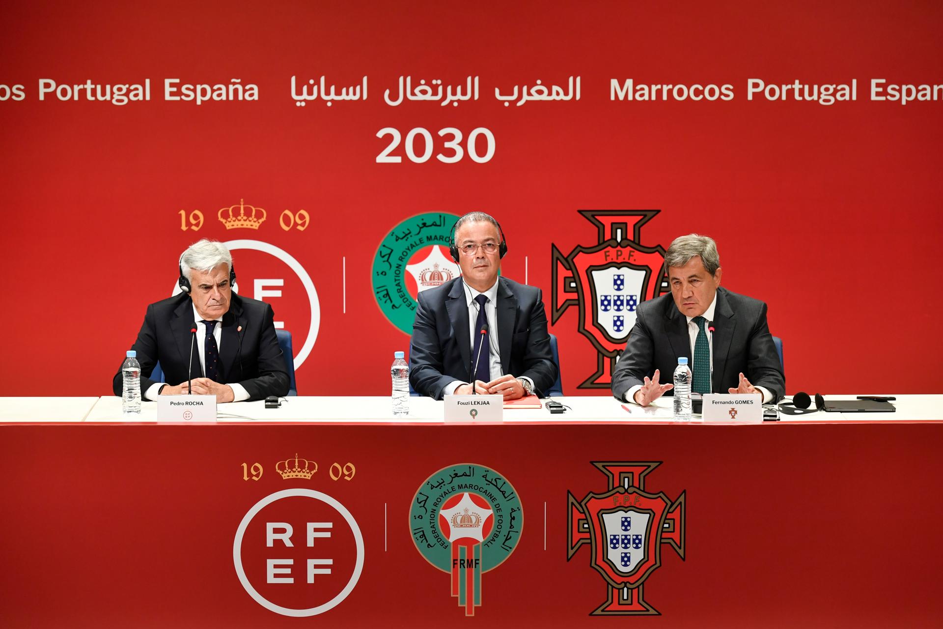 Marruecos, Portugal y España firmaron el acuerdo de candidatura