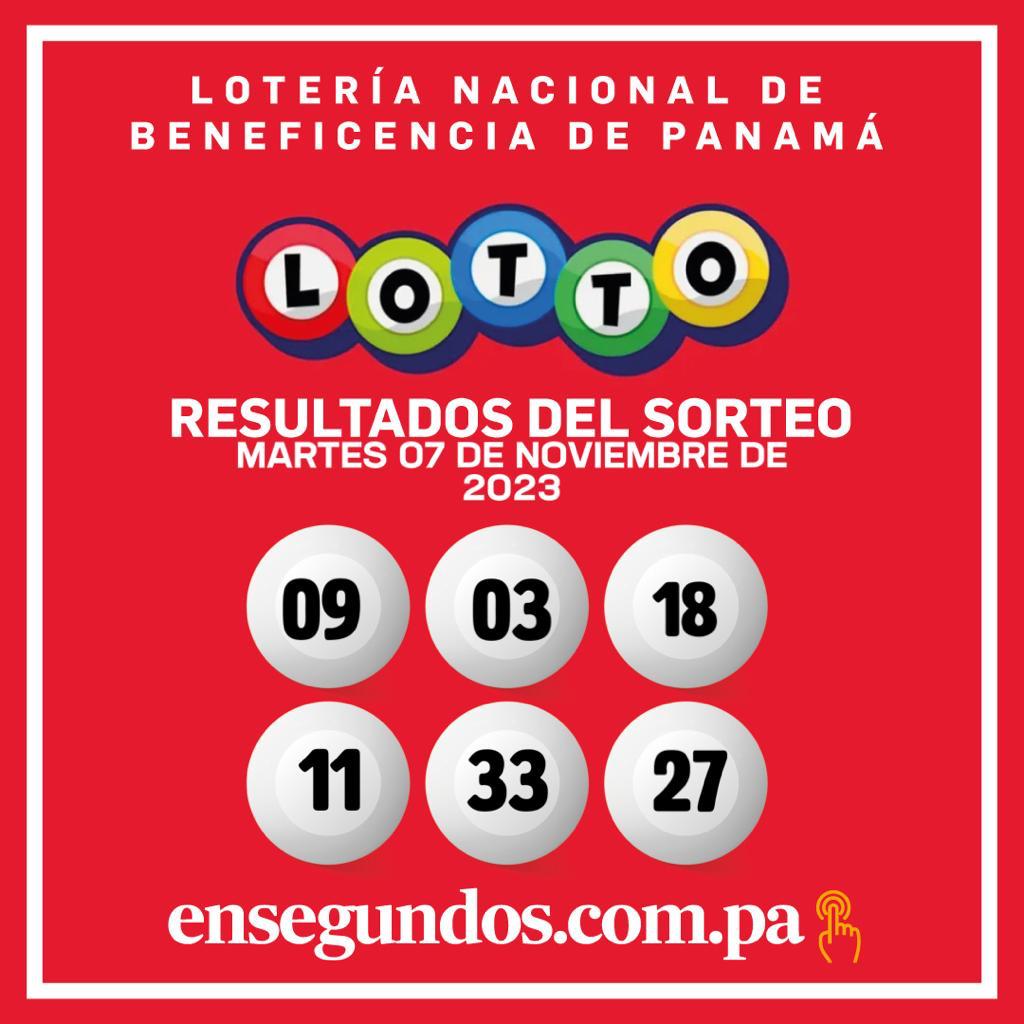 Resultados sorteos Lotto y Pega 3 LNB de 7 de noviembre de 2023