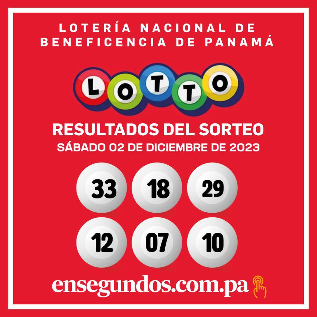 Resultados sorteos Lotto y Pega 3 LNB de 2 de diciembre de 2023