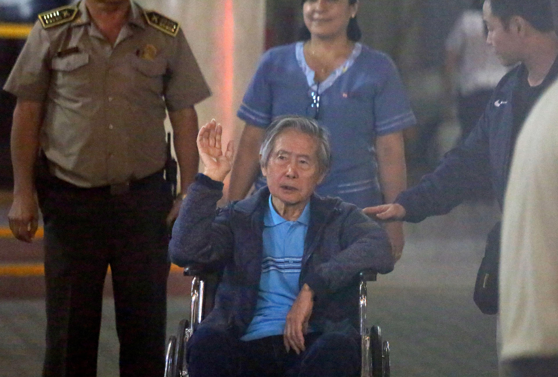 Liberan a expresidente peruano Alberto Fujimori