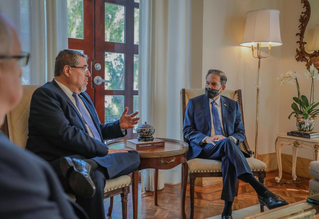 Presidente electo de Guatemala se reunió con Cortizo