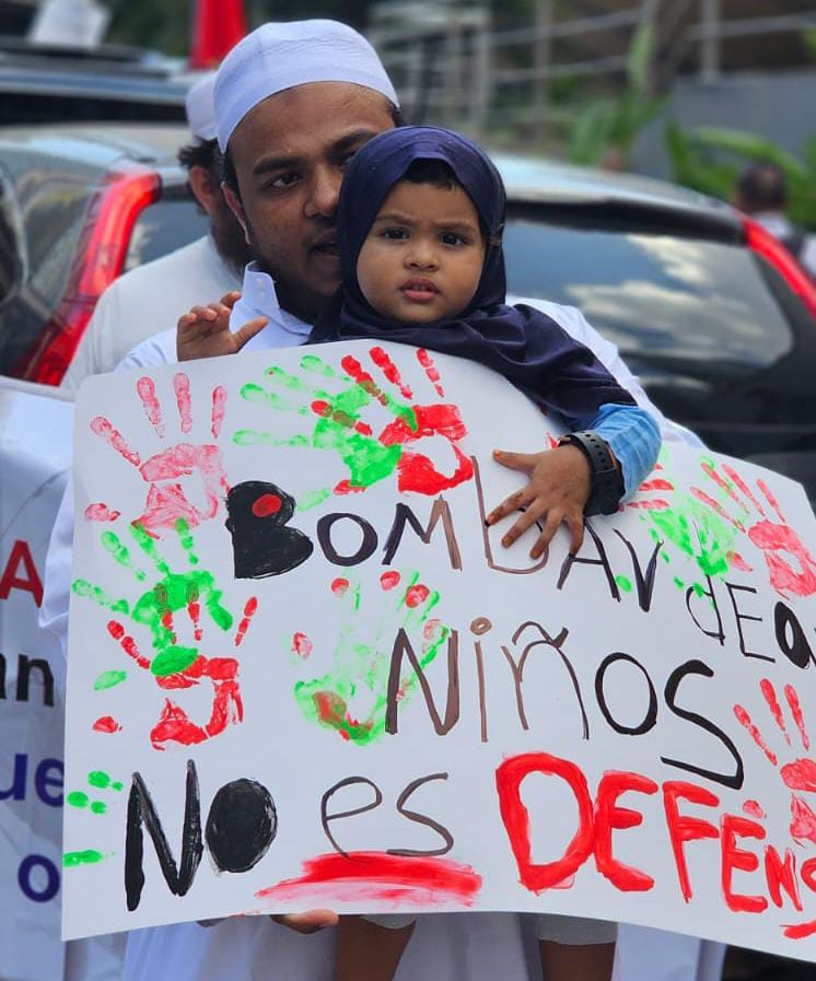 Manifestantes demandan en Panamá fin de la guerra en Gaza 