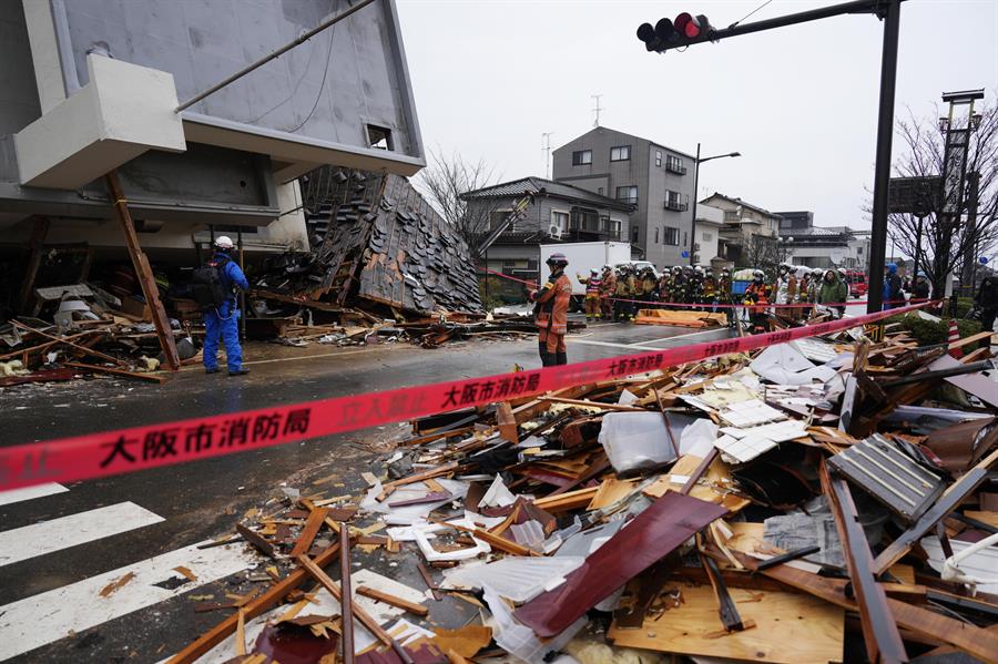 Terremoto en Japón, aumentan a 73 las cifras de muertos