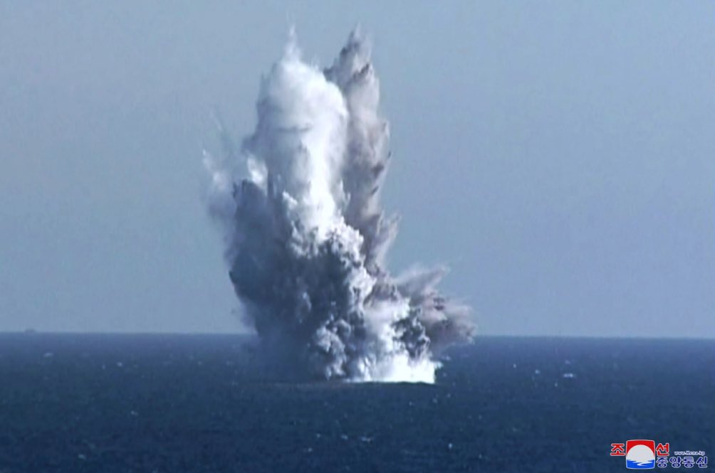Norcorea ensaya su dron submarino capaz de provocar tsunamis radioactivos 