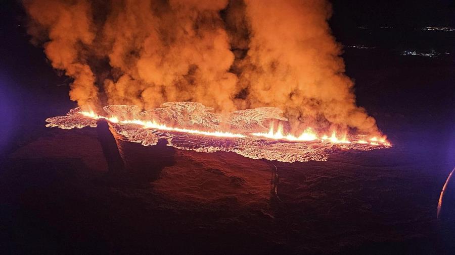 Islandia registra nueva erupción volcánica