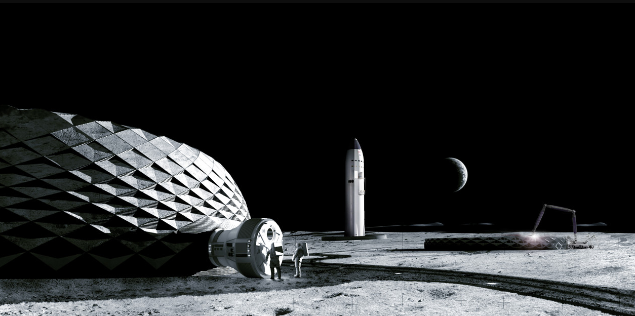 Cómo serán las casas que la NASA construirá en la Luna y en Marte 