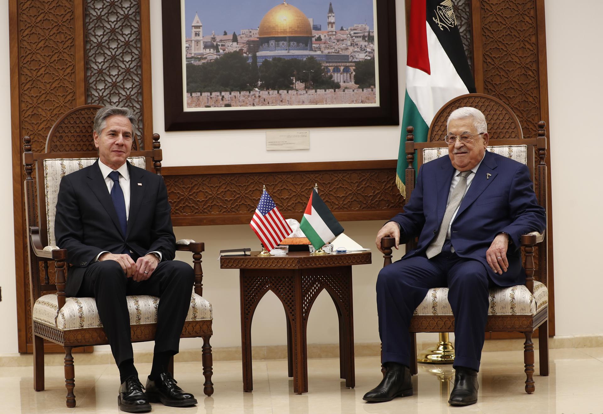 Demandan creación del Estado palestino al secretario de visita en Medio Oriente
