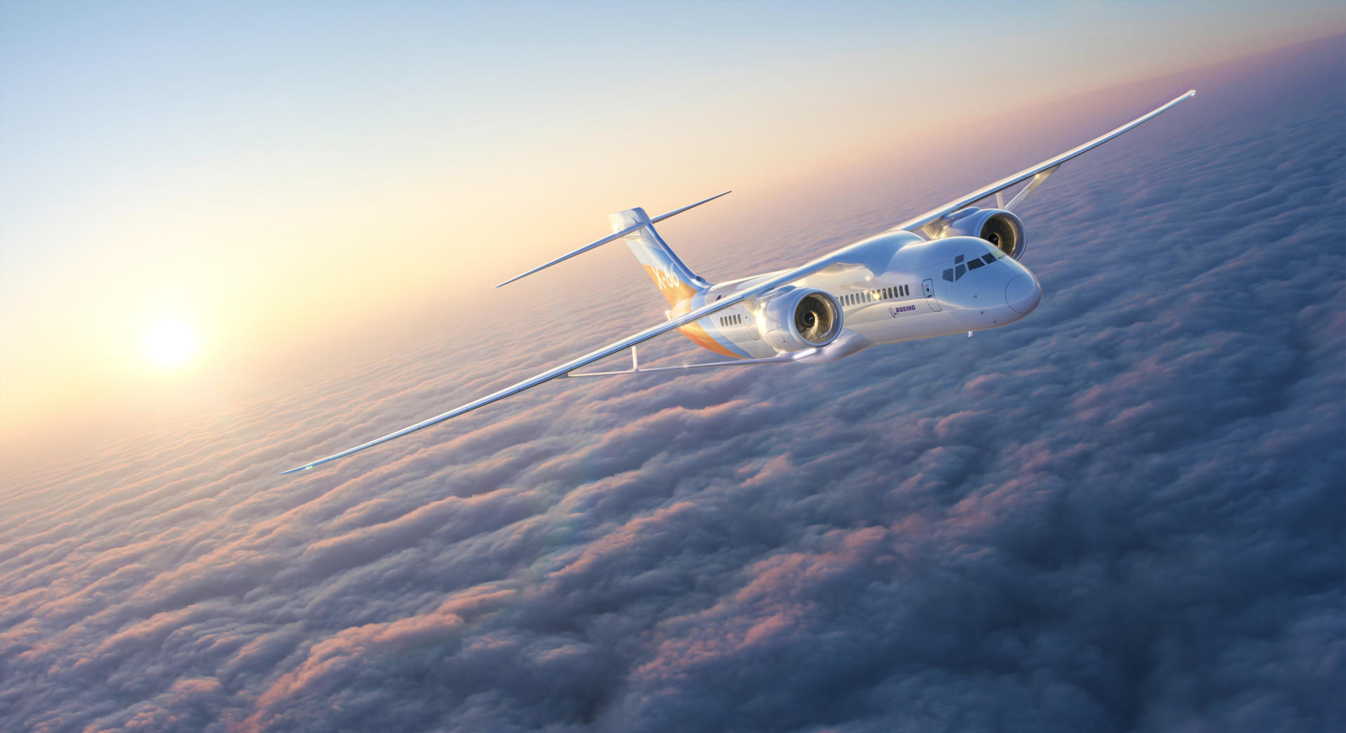 Divulgan imagen del avión cero emisiones que prepara la NASA junto a Boeing