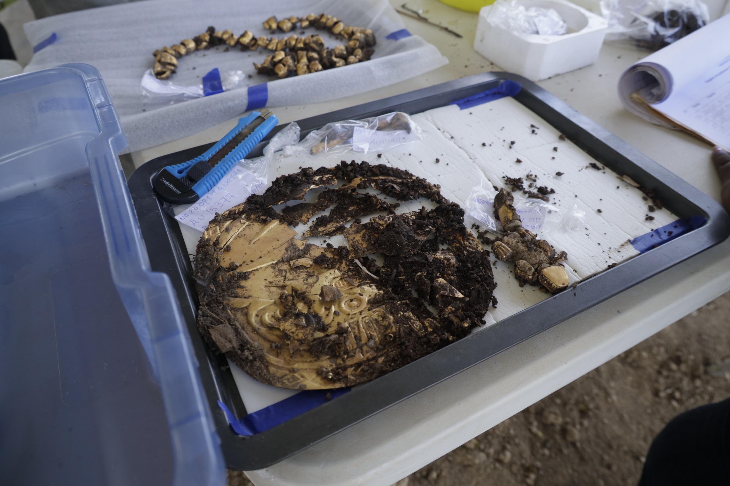 Descubren importantes piezas de oro y cerámica prehispánicas en El Caño