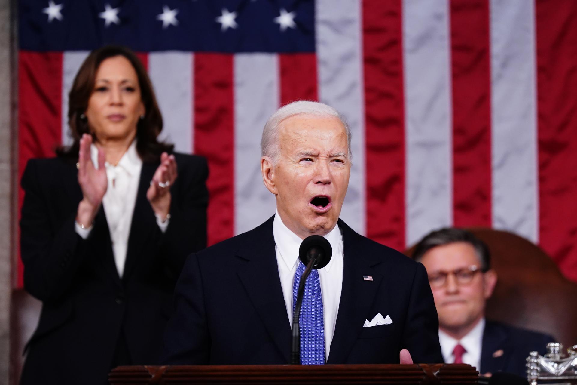 Biden usa el discurso del Estado de la Unión para hacer campaña política