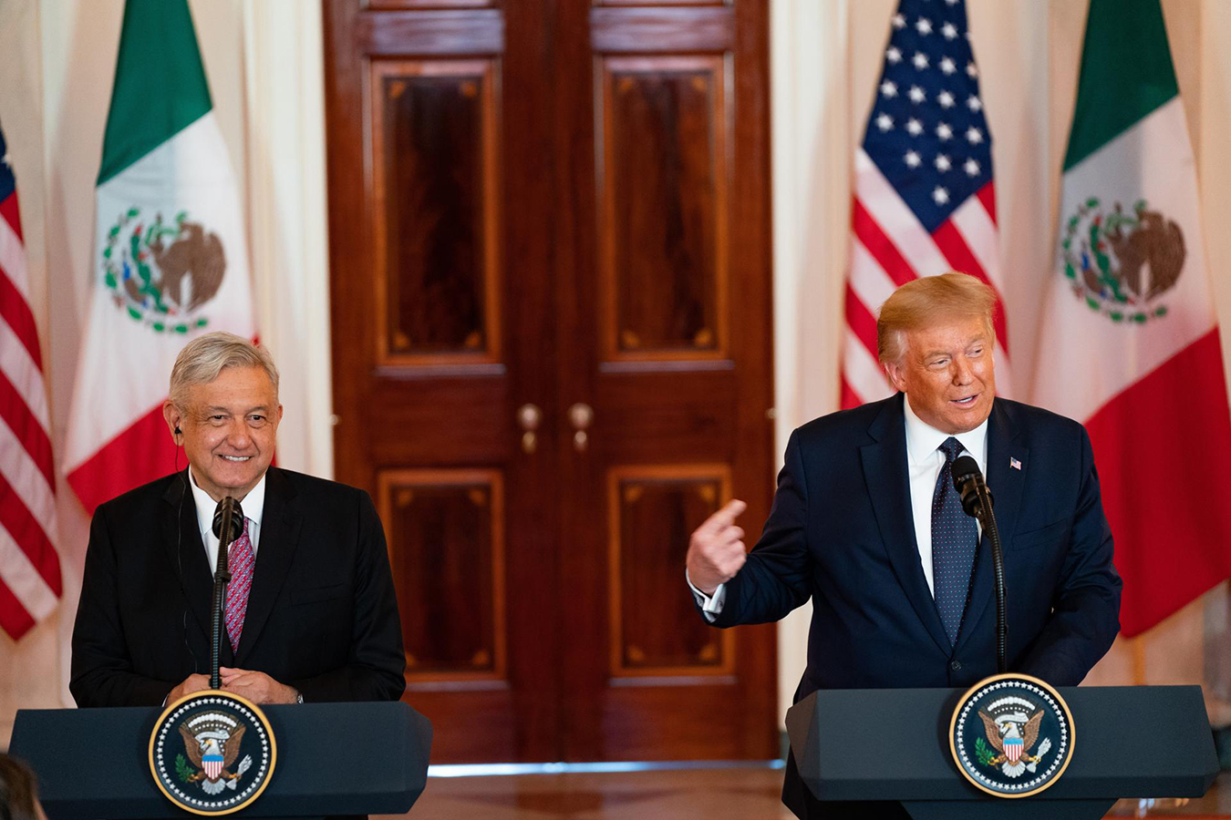 Trump no dará a López Obrador "ni 10 centavos" para la migración