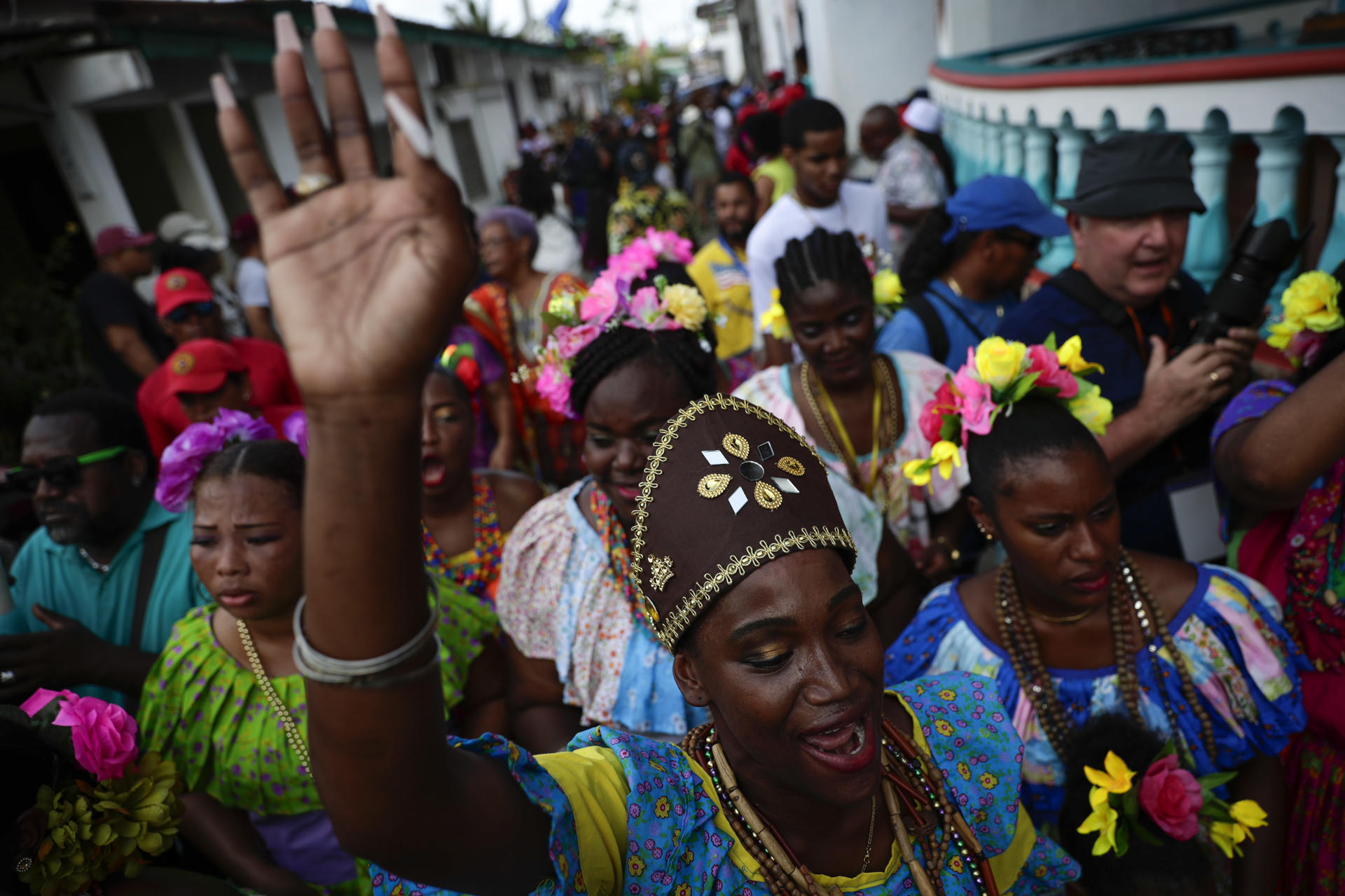Festival de la Pollera Congo revive la época de los esclavos africanos