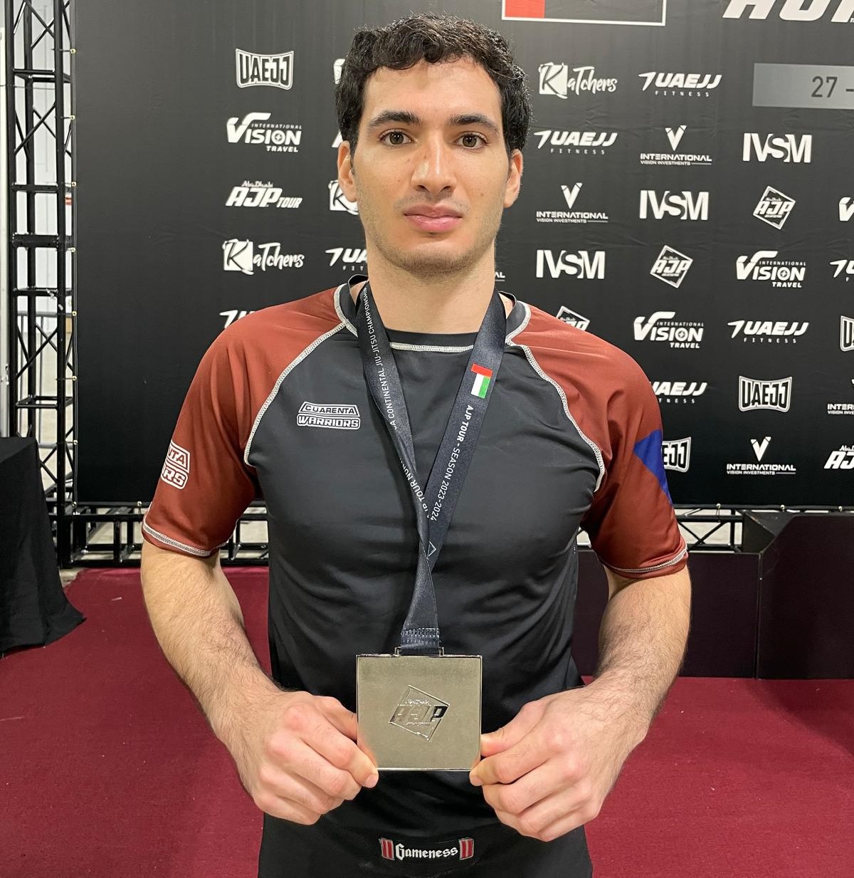 Jorge Calviño obtiene medalla de plata en campeonato de Jiu Jitsu 