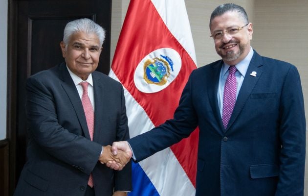 Mulino se reúne con presidente de Costa Rica