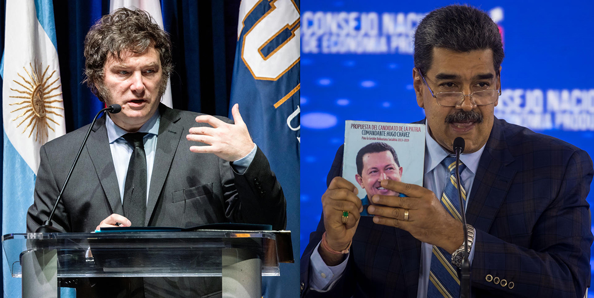 Milei descarta hablar con Maduro porque lo considera un "dictador"