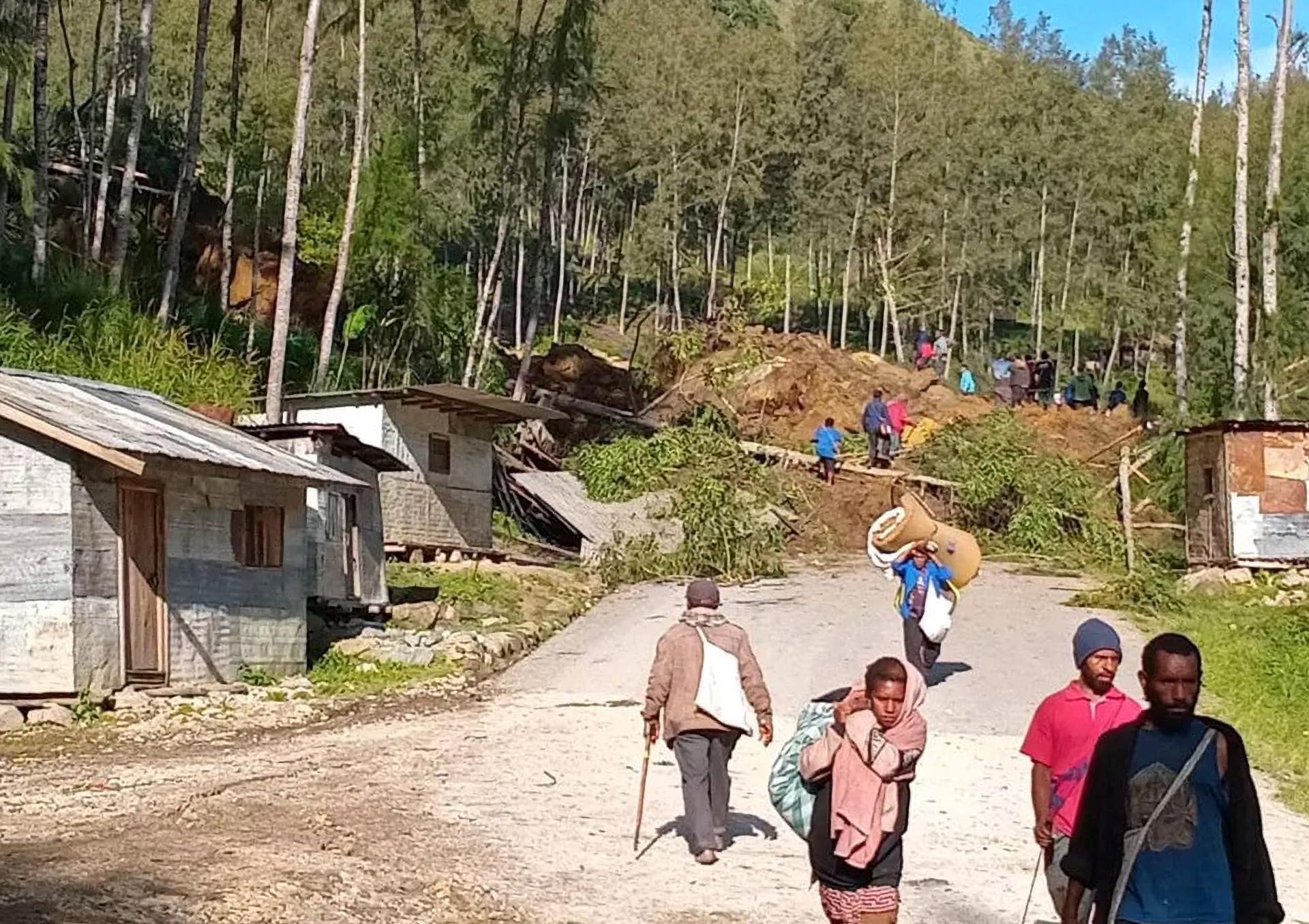 Ascienden a 670 los muertos por la avalancha en Papúa Nueva Guinea