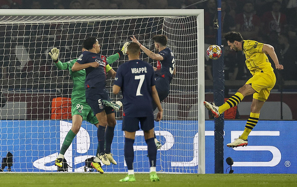 El Borussia entierra 0-1 el sueño parisiense camino de su tercera final