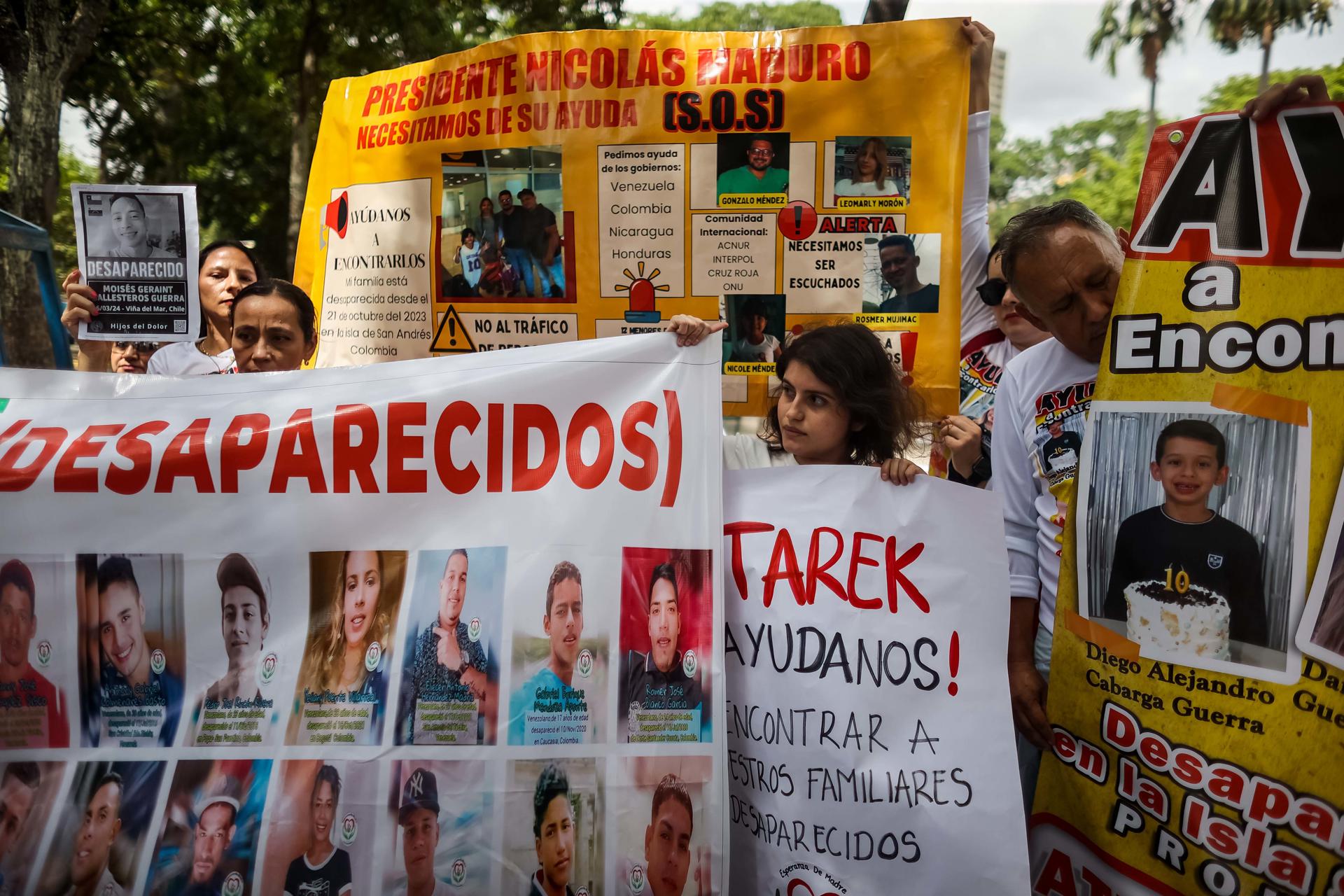 Familiares de venezolanos desaparecidos exigen a la fiscalía investigar los casos