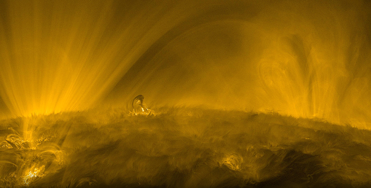 Solar Orbiter muestra la corona del Sol de cerca