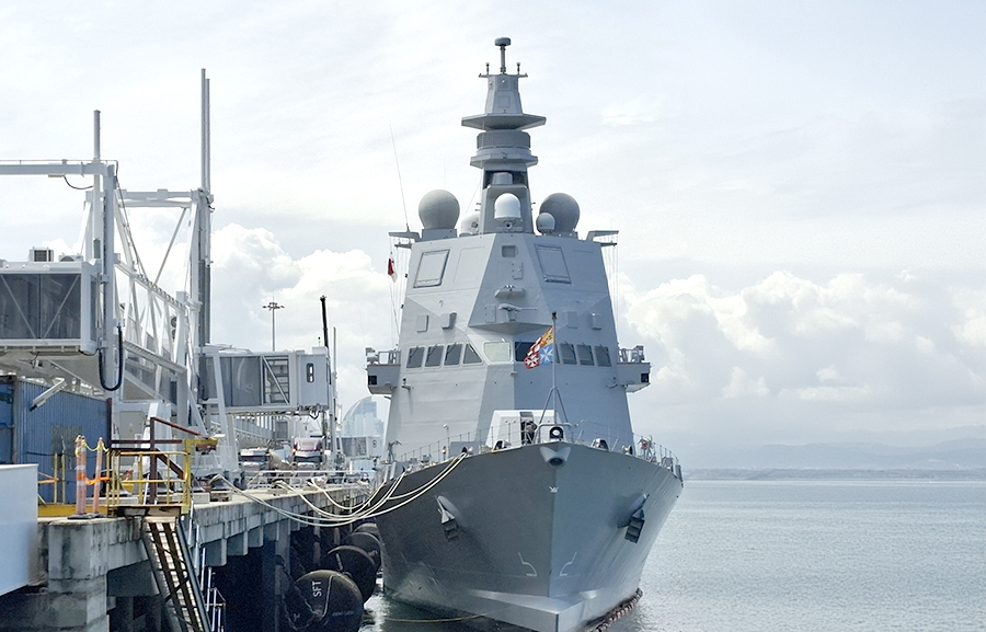 Buque avanzado de armada italiana se encuentra en Panamá