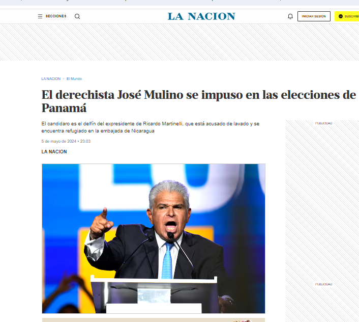 Panamá: Grandes retos de Mulino el presidente electo