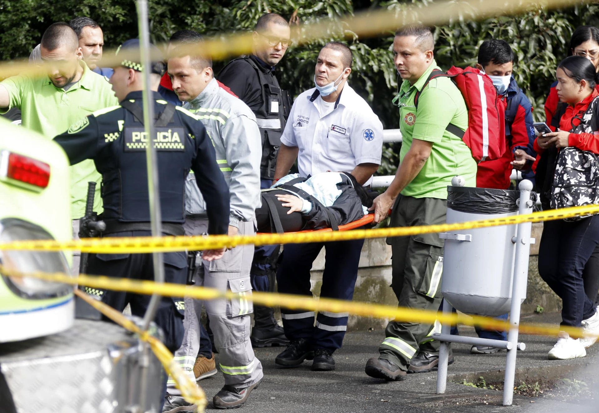 Desplome de cabina de teleférico en Colombia deja un muerto y 20 heridos