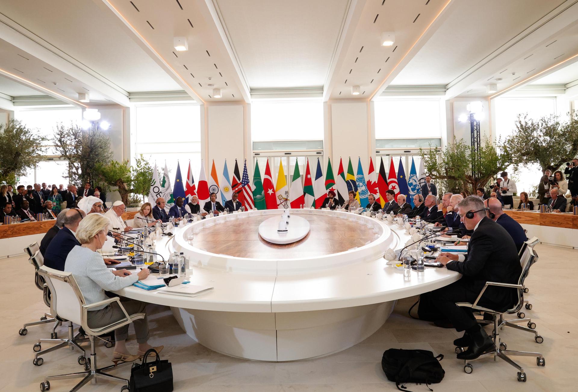 Líderes del G7 instan a Israel a respetar el derecho internacional