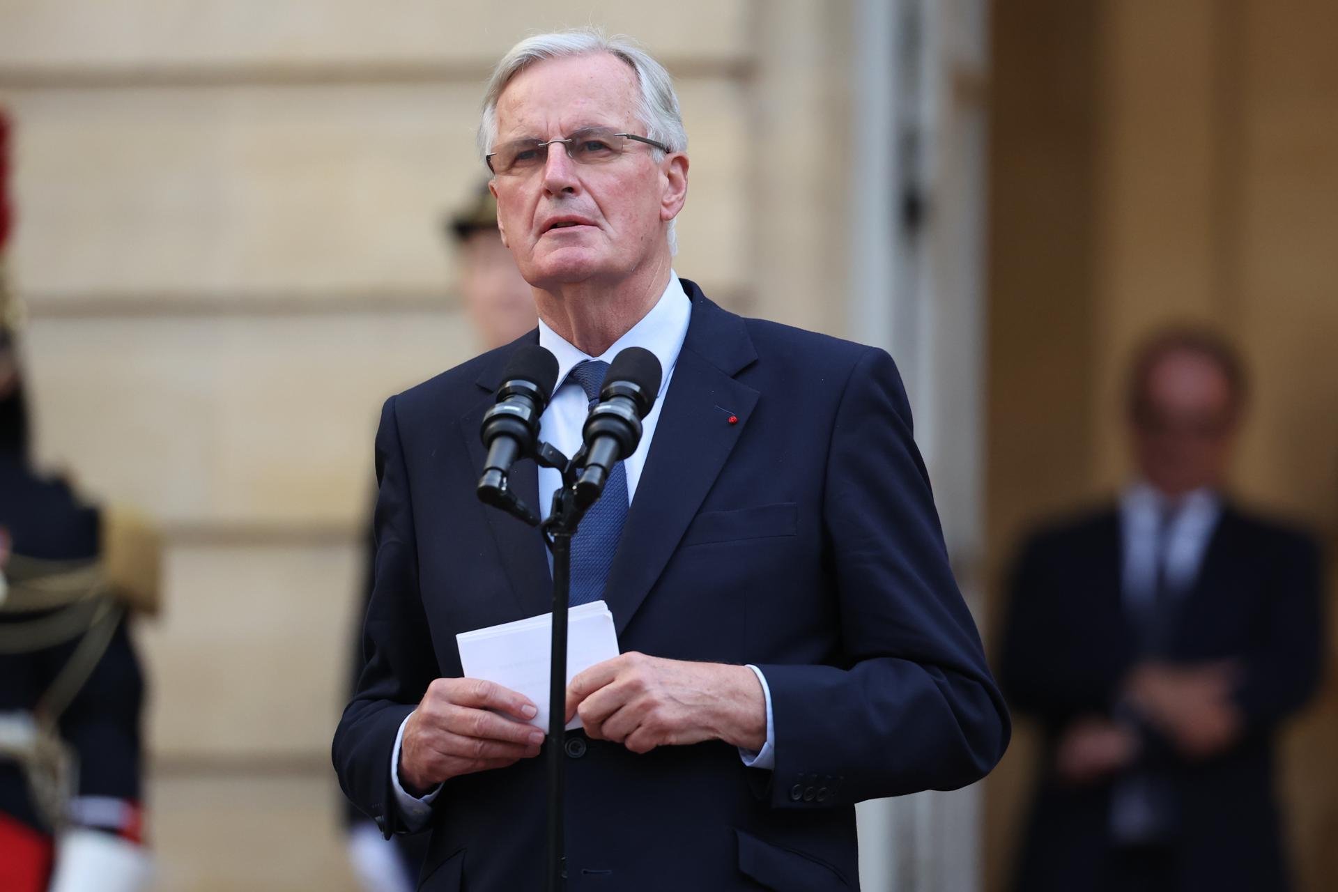 Macron nombra primer ministro a Michel Barnier