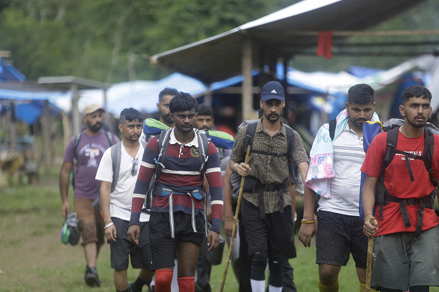 Fiscalía y MiAMBIENTE inspeccionan campamento ilegal de migrantes