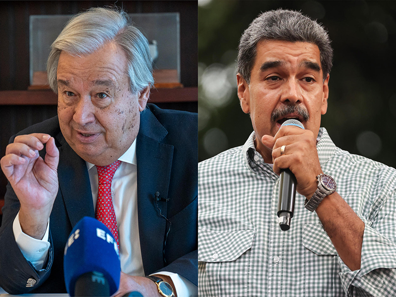 Guterres habla con Maduro y le expresa su preocupación por la violencia postelectoral