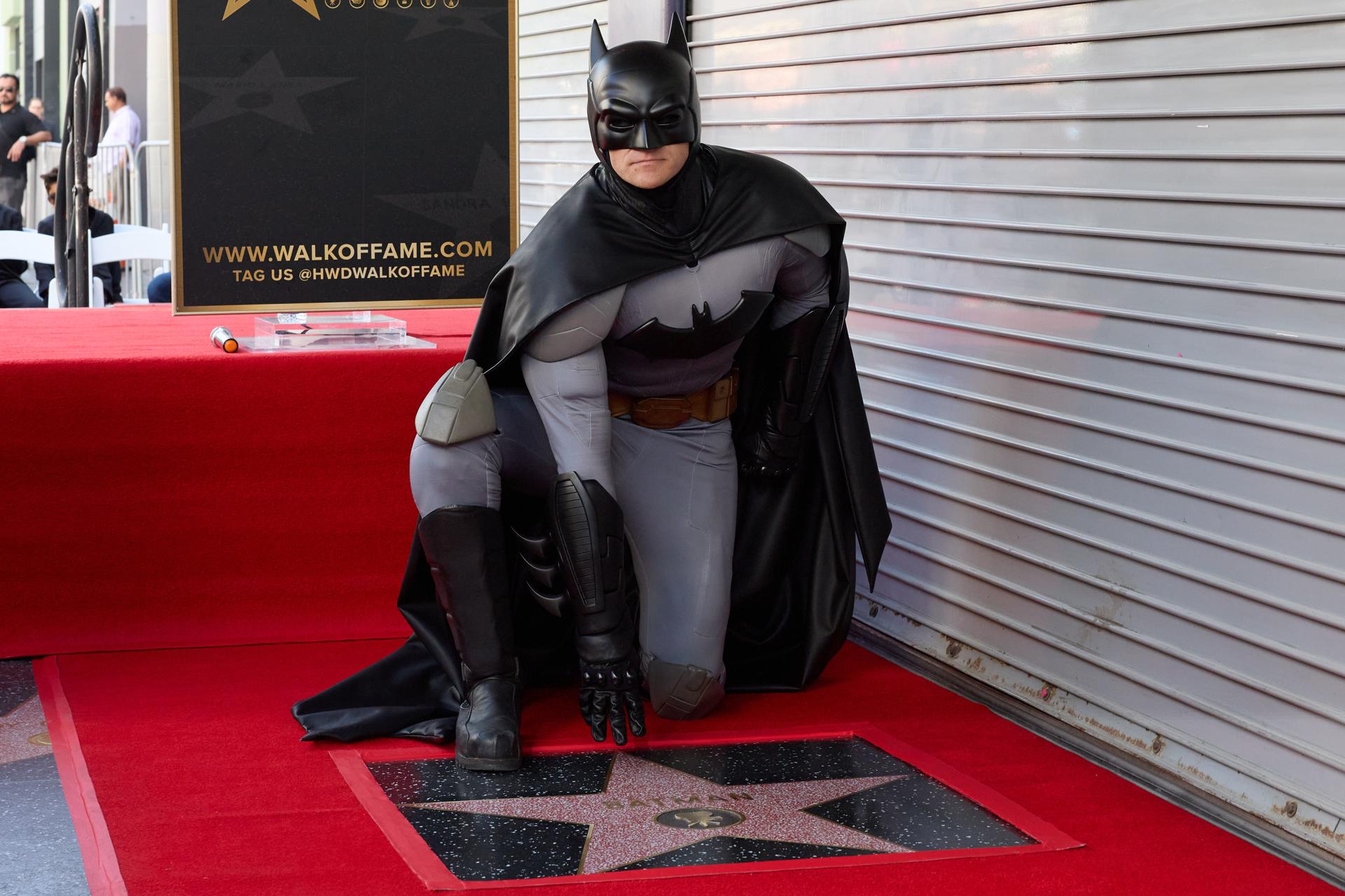 Batman, primer superhéroe con una estrella en el Paseo de la Fama de Hollywood