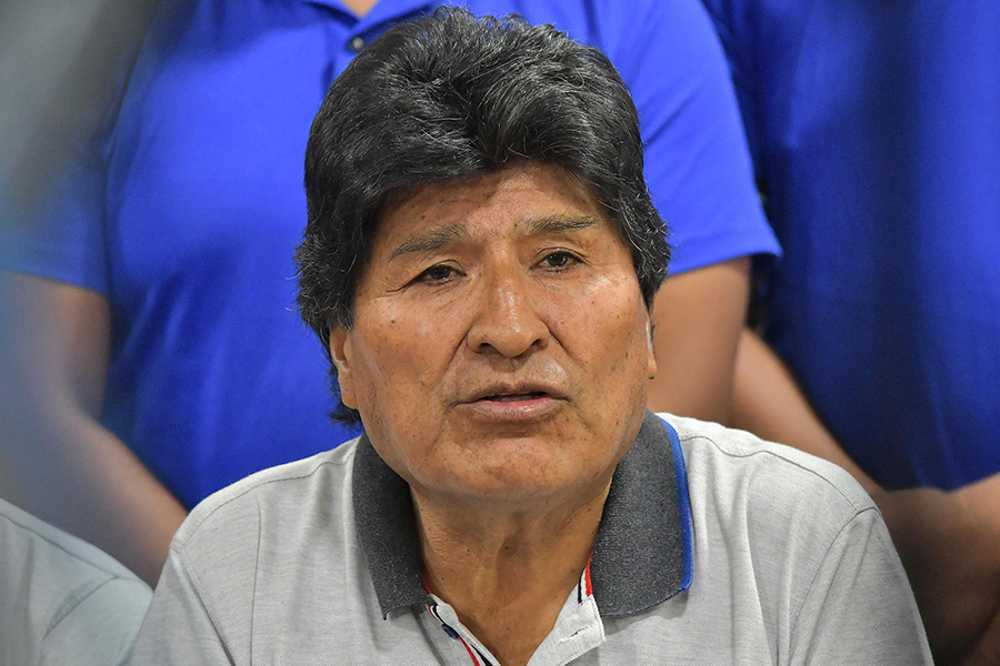 Emiten orden de detención contra Evo Morales