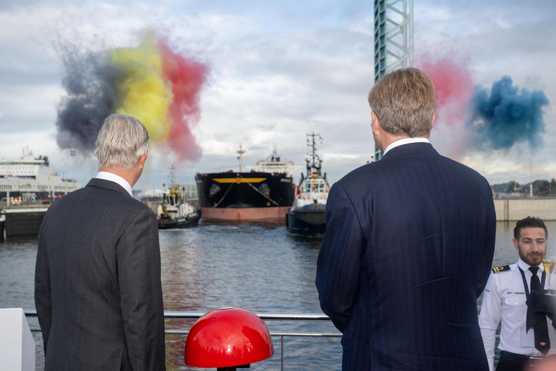 Bélgica y los Países Bajos inauguran la esclusa marítima de Terneuzen