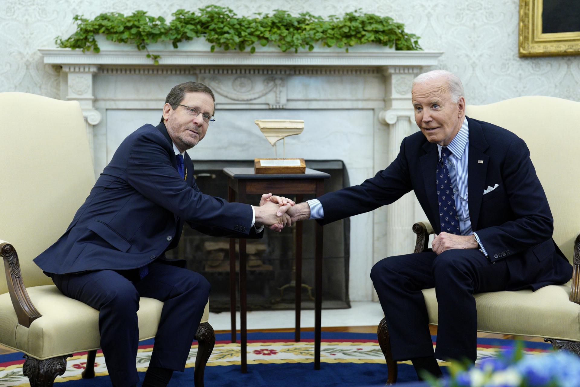 Biden busca la ayuda de Herzog para lograr una tregua en Gaza antes de la llegada de Trump