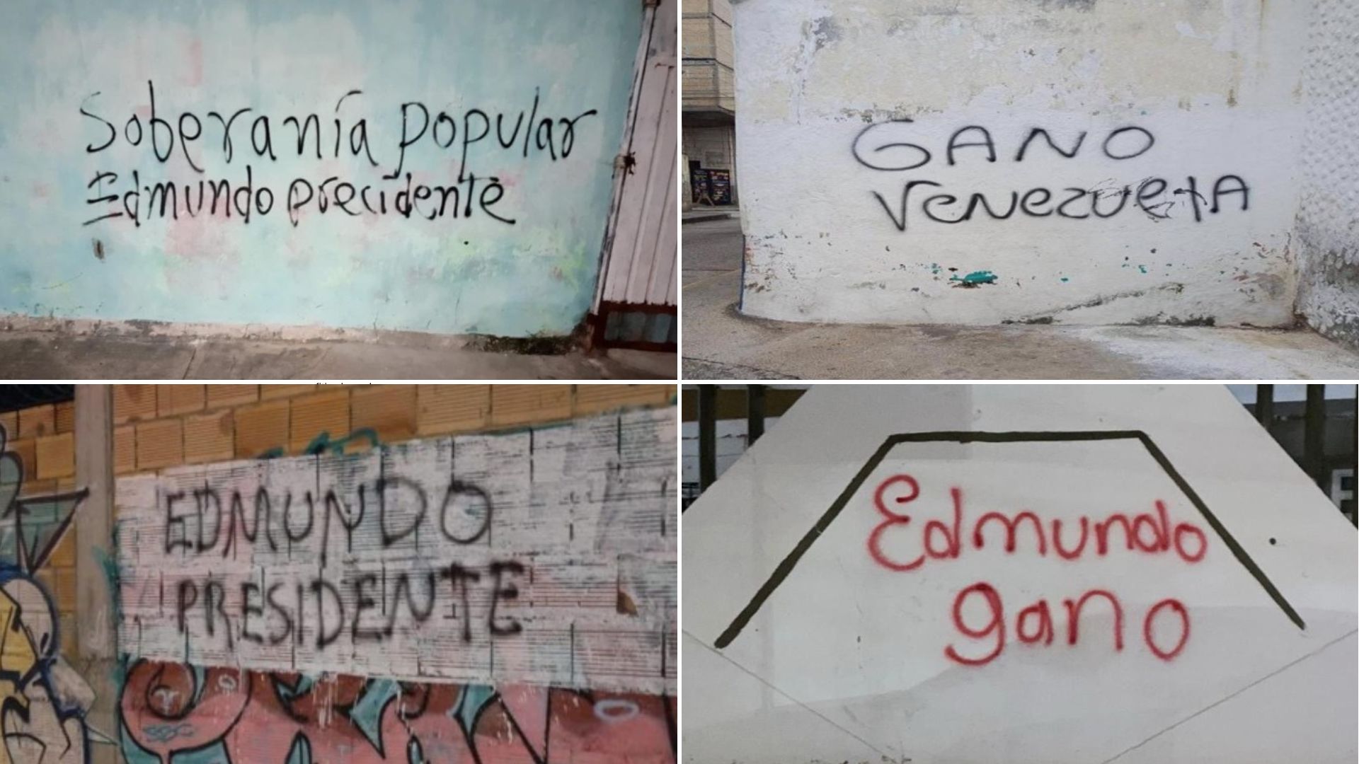 Los grafitis, la nueva forma de protesta clandestina en Venezuela para rechazar a Nicolás Maduro